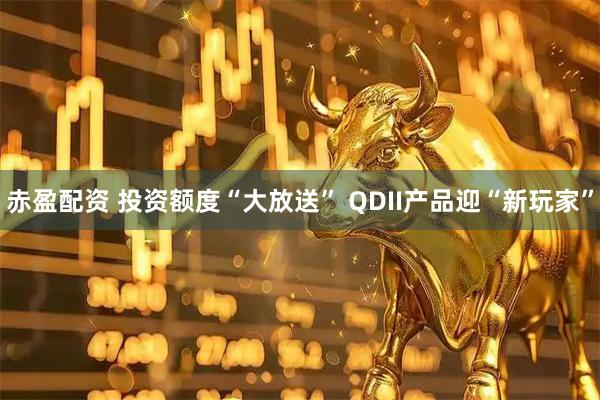 赤盈配资 投资额度“大放送” QDII产品迎“新玩家”